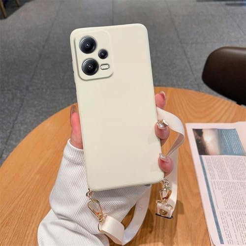LIFEKA Für Redmi12 Halskette Crossbody Lanyard Flüssigsilikonhülle für Xiaomi für Redmi Note 12 11 4G 5G Note12 Pro Plus 11s Gurtkordelabdeckung, YTBGS Weiß, für Redmi Note 11S 4g LIFEKA Für Redmi12 Halskette Crossbody Lanyard Flüssigsilikonhülle für Xiaomi für Redmi Note 12 11 4G 5G Note12 Pro Plus 11s Gurtkordelabdeckung, YTBGS Weiß, für Redmi Note 11S 4g von LIFEKA