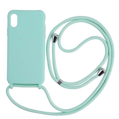 LIFEKA Lanyard Strap Matte Silikon-Telefonhülle für Samsung S25 S24 S23 Ultra FE S21 S22 Plus 5G Einfarbige stoßfeste Hülle, Minzgrün, Für S23 Plus LIFEKA Lanyard Strap Matte Silikon-Telefonhülle für Samsung S25 S24 S23 Ultra FE S21 S22 Plus 5G Einfarbige stoßfeste Hülle, Minzgrün, Für S23 Plus von LIFEKA