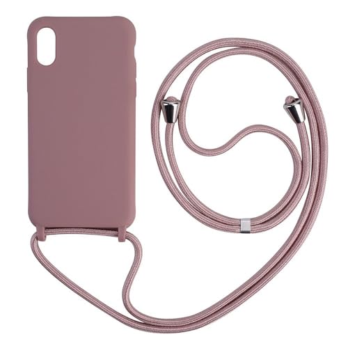 LIFEKA Lanyard Strap Matte Silikon-Telefonhülle für Samsung S25 S24 S23 Ultra FE S21 S22 Plus 5G Einfarbige stoßfeste Hülle, Sandrosa, Für S23 LIFEKA Lanyard Strap Matte Silikon-Telefonhülle für Samsung S25 S24 S23 Ultra FE S21 S22 Plus 5G Einfarbige stoßfeste Hülle, Sandrosa, Für S23 von LIFEKA