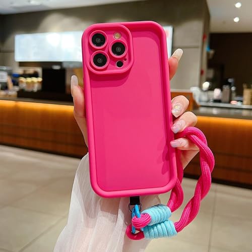 LIFEKA Luxuriöse, Matte, weiche Handyhülle mit Lanyard-Seil für iPhone 15 14 13 12 11 16 Pro Max X XS Max XR 7 8 Plus, stoßfeste Hülle mit Handschlaufe, Rosérot, für iPhone 12Pro Max LIFEKA Luxuriöse, Matte, weiche Handyhülle mit Lanyard-Seil für iPhone 15 14 13 12 11 16 Pro Max X XS Max XR 7 8 Plus, stoßfeste Hülle mit Handschlaufe, Rosérot, für iPhone 12Pro Max von LIFEKA