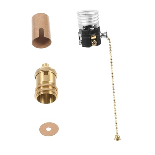 LIFKICH 1Satz Lampenfassung Reinem mit Zugkette Vintage Deckenleuchte Ringförmiger Lampensockel Langlebige und Flexible Beleuchtungslösung LIFKICH 1Satz Lampenfassung Reinem mit Zugkette Vintage Deckenleuchte Ringförmiger Lampensockel Langlebige und Flexible Beleuchtungslösung von LIFKICH