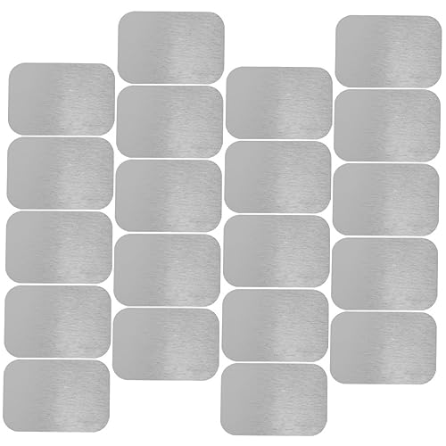 LIFKICH 20Stücke Magnetische Metallplatten für Telefonhalterungen Universelle Magnete für Smartphones Tablets GPS Geräte Einfache Installation Entfernung von LIFKICH