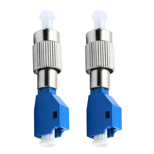 LIFKICH 2Stücke Hybrid Wandleradapter Fc Male zu Lc Female Kompakte Glasfaseradapter für Hohe Kompatibilität für Netzwerktester Telekommunikation LIFKICH 2Stücke Hybrid Wandleradapter Fc Male zu Lc Female Kompakte Glasfaseradapter für Hohe Kompatibilität für Netzwerktester Telekommunikation von LIFKICH