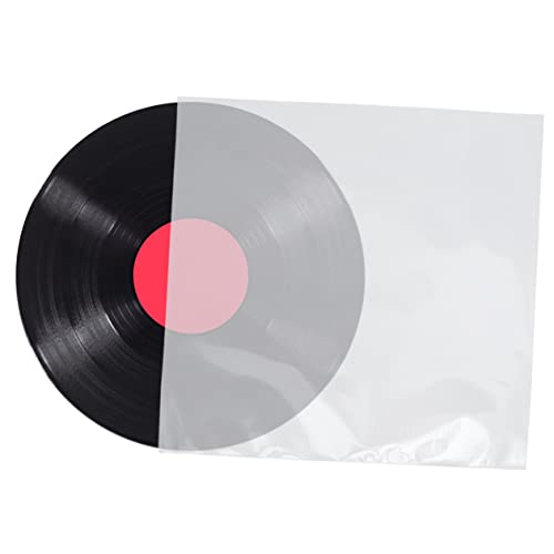 LIFKICH 30 Stück 12 Schallplattenbehälter aufzeichnen Außenhüllen aufnehmen CD-Hülle Album-Cover rosa Trommelstöcke äußere Ärmel Schallplattenschutz Plattenhülle erweitern Rekordtasche von LIFKICH