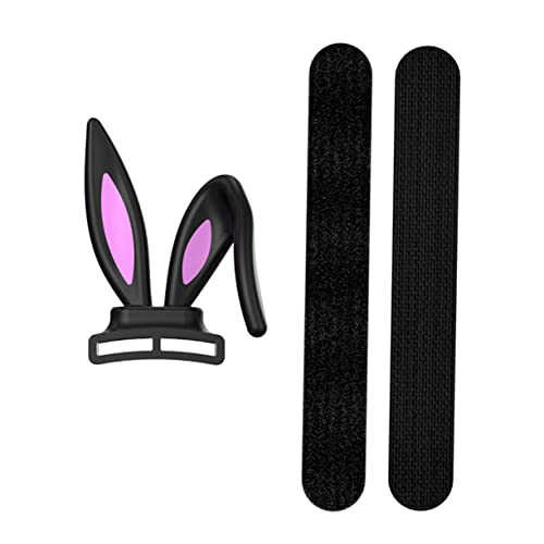 LIFKICH Bunny Ears Kopfhörer Zubehör Niedliche Silikon Hasenohren für Headsets Stanzfrei für Gamer Halloween Requisiten Kompakt Leicht von LIFKICH