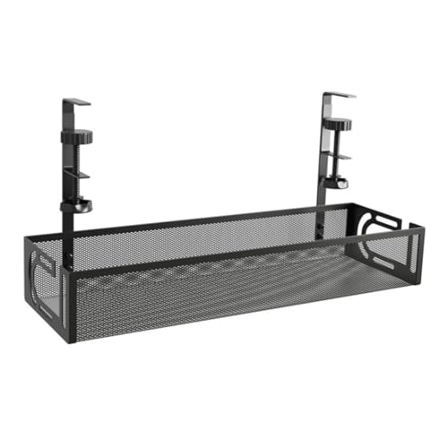 LIFKICH Kabelabdeckung für Büro-Desktop-Kabel-Organizer Kabelmanagement-Fach Platzsparend Schwarz von LIFKICH