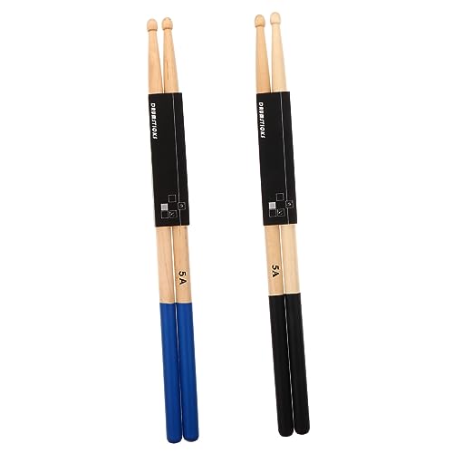 LIFKOME 2Paare Ahorn Drumsticks mit Griff Teiliges für Schlagzeug für Anfänger und Profis Langlebig und Angenehm der Handhaltung von LIFKOME