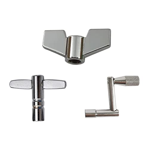 LIFKOME 3Stücke Drum Tuning Schlüssel Set Teiliges Zubehör Für Trommler Und Form Robustes Für Anpassungen Am Schlagzeug Perfektes Für Musikliebhaber von LIFKOME