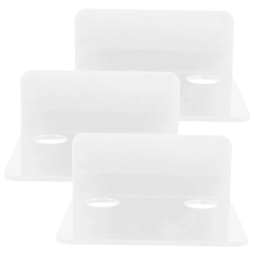 LIFKOME 3Stücke Wandhalterung für Babyphone Lautsprecher Schwebendes Regal für Kinderzimmer zu Installieren Bohren für Glatte Oberflächen von LIFKOME