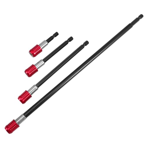 LIFKOME 4Stücke Teiliges Sechskant Bohrer Bit Adapter Set Verlängerungsstangen Rot Multifunktionale Shank Bit Halter für Akkuschrauber LIFKOME 4Stücke Teiliges Sechskant Bohrer Bit Adapter Set Verlängerungsstangen Rot Multifunktionale Shank Bit Halter für Akkuschrauber von LIFKOME