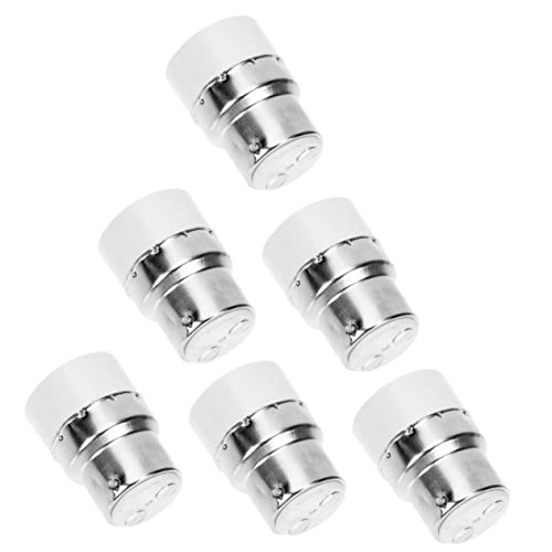 LIFKOME 6Stücke Glühbirnenadapter Hochtemperaturbeständiger Sockelkonverter Für LED Und Halogenlampen Sicherheitsadapter Für Büro Zuhause von LIFKOME
