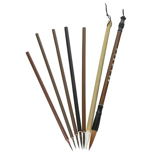 LIFKOME 7Stücke Chinesisches Kalligraphie Pinselset Teilig Für Anfänger Tipps Für Malerei Zeichnen Und Schreiben Leicht Und Handlich Für Projekte Und Formelle LIFKOME 7Stücke Chinesisches Kalligraphie Pinselset Teilig Für Anfänger Tipps Für Malerei Zeichnen Und Schreiben Leicht Und Handlich Für Projekte Und Formelle von LIFKOME