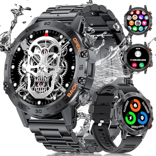 LIGE Smartwatch Herren mit Telefonfunktion, 1.39" HD Militär Smart Watch mit 100+Sportmodi, 400mAh Akku, Blutdruckmessung, Schlafmonitor, SpO2, IP67 Wasserdicht Schrittzähler für Android iOS LIGE Smartwatch Herren mit Telefonfunktion, 1.39" HD Militär Smart Watch mit 100+Sportmodi, 400mAh Akku, Blutdruckmessung, Schlafmonitor, SpO2, IP67 Wasserdicht Schrittzähler für Android iOS von LIGE