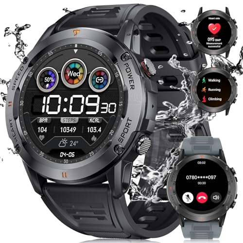 LIGE Smartwatch Herren mit Telefonfunktion, 400mAh 1.39‘’ Aktivitätstracker Fitnessuhr Bluetooth-Anruf mit Schlafmonitor, IP68 Wasserdicht Sportuhr Smart Watch für iOS und Android LIGE Smartwatch Herren mit Telefonfunktion, 400mAh 1.39‘’ Aktivitätstracker Fitnessuhr Bluetooth-Anruf mit Schlafmonitor, IP68 Wasserdicht Sportuhr Smart Watch für iOS und Android von LIGE