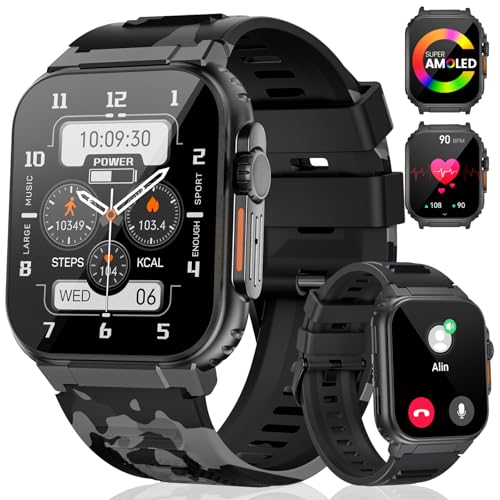 LIGE Smartwatch Herren mit Telefonfunktion, Fitnessuhr 123 Sportmodi Aktivitätstracker/Herzfrequenz/Schlafmonitor, IP68 Wasserdicht Smart Watch für Herren, Uhren Herren Smartwatch mit Android iOS LIGE Smartwatch Herren mit Telefonfunktion, Fitnessuhr 123 Sportmodi Aktivitätstracker/Herzfrequenz/Schlafmonitor, IP68 Wasserdicht Smart Watch für Herren, Uhren Herren Smartwatch mit Android iOS von LIGE