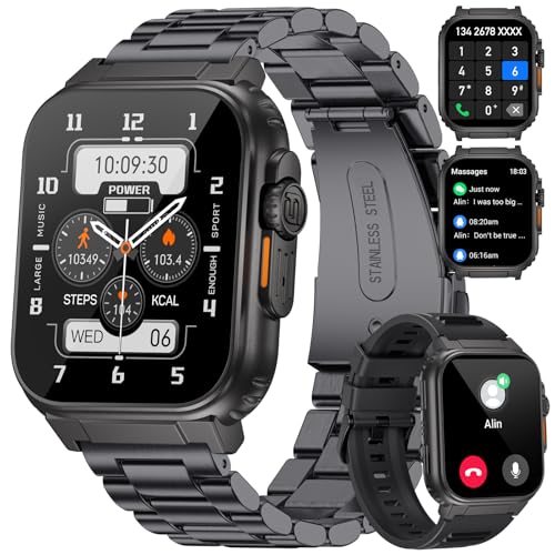 LIGE Smartwatch Herren mit Telefonfunktion,600mAh 1.96‘’ Aktivitätstracker Fitnessuhr Bluetooth-Anruf mit Schlafmonitor,IP68 Wasserdicht Sportuhr Smart Watch für iOS und Android LIGE Smartwatch Herren mit Telefonfunktion,600mAh 1.96‘’ Aktivitätstracker Fitnessuhr Bluetooth-Anruf mit Schlafmonitor,IP68 Wasserdicht Sportuhr Smart Watch für iOS und Android von LIGE