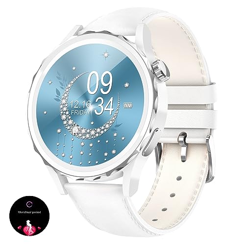 Smartwatch Damen mit Telefonfunktion,IP68 Wasserdicht Schrittzähler Uhr Damen mit Menstruationszyklus Blutdruckmessung Pulsuhr Schlafmonitor,100+ Sportmodi Fitnessuhr für Android iOS Smartwatch Damen mit Telefonfunktion,IP68 Wasserdicht Schrittzähler Uhr Damen mit Menstruationszyklus Blutdruckmessung Pulsuhr Schlafmonitor,100+ Sportmodi Fitnessuhr für Android iOS von LIGE