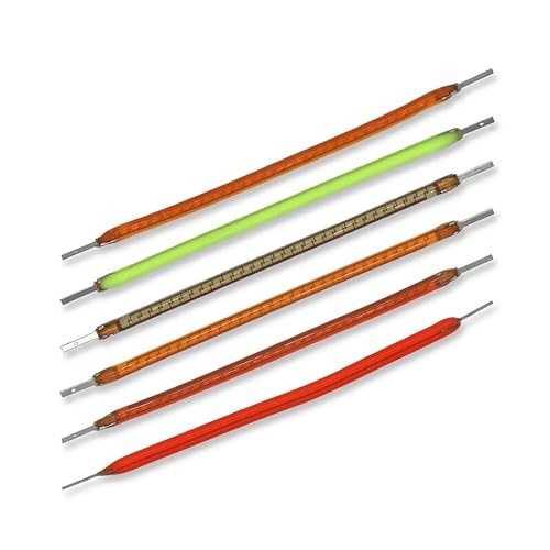 LIGHBIB 5 Stück 3V COB LED Flexible Filament 38mm 60mm 95mm 80mm Edison Glühbirne Lampe Teile LED Diode Dekoration,Grün,80mm 5St von LIGHBIB