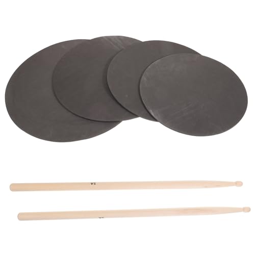 LIGHTAOTAO 1Satz Übungspad Set für Schlagzeug Tragbares Drum Pad mit Drumsticks Geräuschdämpfend Vielseitig Einsetzbar für Profis für Musikgenre LIGHTAOTAO 1Satz Übungspad Set für Schlagzeug Tragbares Drum Pad mit Drumsticks Geräuschdämpfend Vielseitig Einsetzbar für Profis für Musikgenre von LIGHTAOTAO