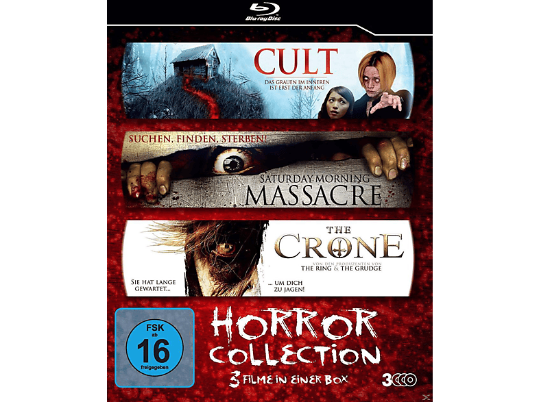 Cult, Saturday Morning Massacre, The Crone - Horror Collection Blu-ray von LIGHTHOUSE HOME ENTERTAINMENT