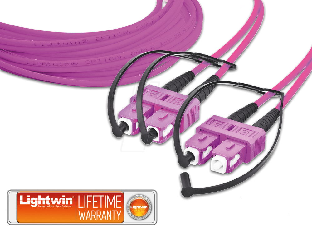 LDP-50 SC-SC1OM4 - Duplex LWL Patchkabel, MM OM4, SC - SC, 1 m LDP-50 SC-SC1OM4 - Duplex LWL Patchkabel, MM OM4, SC - SC, 1 m von LIGHTWIN