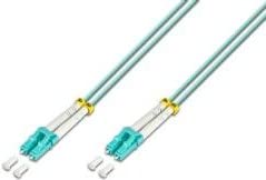 LIGHTWIN LDP-50 LC-LC 10.0 OM3 LWL-Kabel, 10 m, Blau – Glasfaserkabel (10 m, weiblicher Stecker/Buchse, Stecker, blau) von LIGHTWIN