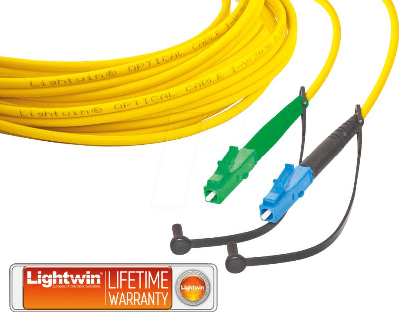 LSP-09 LCA-LC3 - Simplex LWL Patchkabel, SM OS2, LC/APC - LC, 3 m von LIGHTWIN