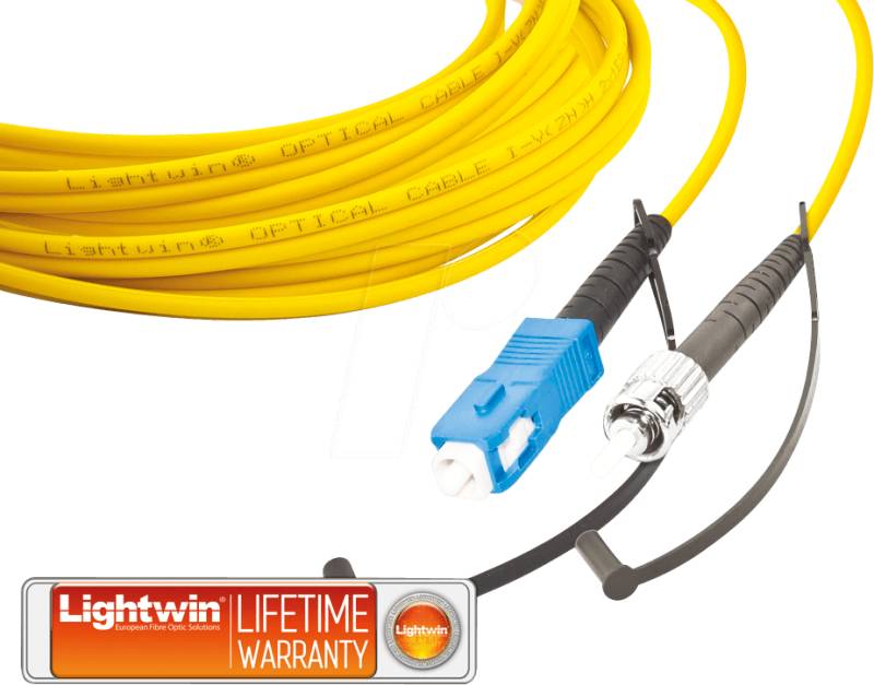 LSP-09 SC-ST2 - Simplex LWL Patchkabel, SM OS2, SC - ST, 2 m von LIGHTWIN