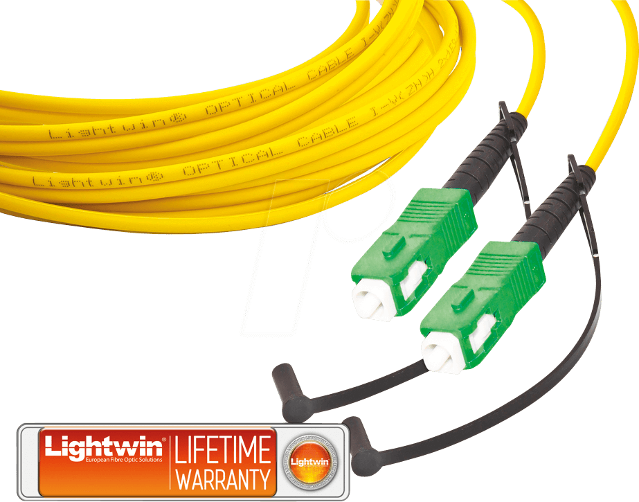 LSP-09 SCA-SCA2 - Simplex LWL Patchkabel, SM OS2, SC/APC - SC/APC, 2 m LSP-09 SCA-SCA2 - Simplex LWL Patchkabel, SM OS2, SC/APC - SC/APC, 2 m von LIGHTWIN