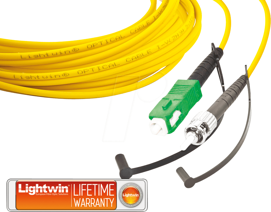 LSP-09 SCA-STA3 - Simplex LWL Patchkabel, SM OS2, SC/APC - ST/APC, 3 m LSP-09 SCA-STA3 - Simplex LWL Patchkabel, SM OS2, SC/APC - ST/APC, 3 m von LIGHTWIN