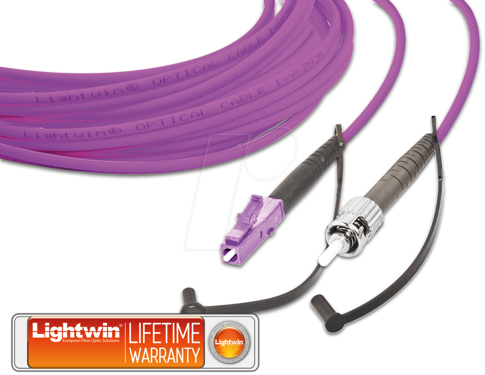 LSP-50 LC-ST3OM4 - Simplex LWL Patchkabel, MM OM4, LC - ST, 3 m LSP-50 LC-ST3OM4 - Simplex LWL Patchkabel, MM OM4, LC - ST, 3 m von LIGHTWIN