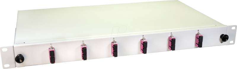 LW 12G50OM4DSC - 19'' LWL Spleißbox, 6x SC Duplex OM4, 1HE von LIGHTWIN