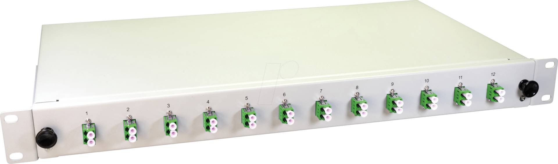 LW 24E09OS2DLCA - 19'' LWL Spleißbox, 12x LC/APC Duplex OS2, 1HE von LIGHTWIN