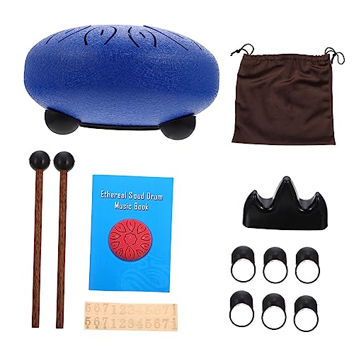 LIGIGWASH 1 Satz Ätherische Trommel Rhythmus Zungentrommel Kindertrommel Zungenperkussion Musikinstrumente Für Erwachsene Musikinstrumente Handtrommel Handpfanne Blau Kohlenstoffstahl LIGIGWASH 1 Satz Ätherische Trommel Rhythmus Zungentrommel Kindertrommel Zungenperkussion Musikinstrumente Für Erwachsene Musikinstrumente Handtrommel Handpfanne Blau Kohlenstoffstahl von LIGIGWASH