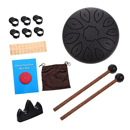LIGIGWASH 1 Satz ätherische Trommel Zungentrommel 11 Ton Handtrommel Rhythmus Zungentrommel Schlaginstrument Trommel für Musikliebhaber Kleine Musikinstrumente Kohlenstoffstahl Schwarz LIGIGWASH 1 Satz ätherische Trommel Zungentrommel 11 Ton Handtrommel Rhythmus Zungentrommel Schlaginstrument Trommel für Musikliebhaber Kleine Musikinstrumente Kohlenstoffstahl Schwarz von LIGIGWASH