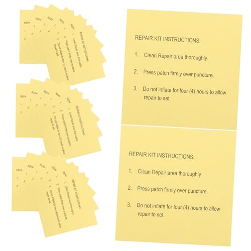 LIGIGWASH 30 Stück Neopren-reparaturset Reparaturpflaster Für Gewächshäuser Reparaturband Für Planen Aufblasbarer Flicken Vinyl-reparaturflicken Patch-kit Für Schlauchboote Weiß Papier von LIGIGWASH