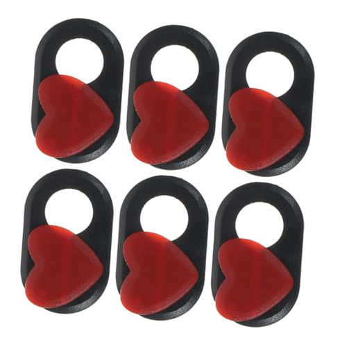 LIGIGWASH 6 Stück Handy-Kamera-sichtschutz Mit Herzmuster Laptop-Kamera-schieberegler Notebook-Webcam-abdeckungsschieber Für Home Office Und Reisen LIGIGWASH 6 Stück Handy-Kamera-sichtschutz Mit Herzmuster Laptop-Kamera-schieberegler Notebook-Webcam-abdeckungsschieber Für Home Office Und Reisen von LIGIGWASH