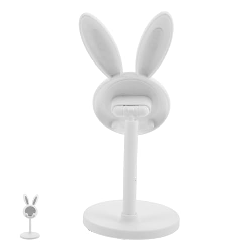 LIGIGWASH Handyhalter Verstellbarer Telefonständer Kleiner Telefonständer Tierischer Telefonständer Kawaii Telefonständer Cartoon -telefonhalter Hase Telefonhalterung Plastik Weiß LIGIGWASH Handyhalter Verstellbarer Telefonständer Kleiner Telefonständer Tierischer Telefonständer Kawaii Telefonständer Cartoon -telefonhalter Hase Telefonhalterung Plastik Weiß von LIGIGWASH