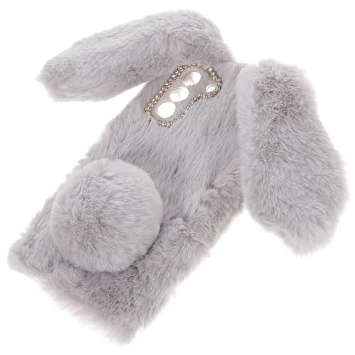 LIGIGWASH Handyhülle Lustig Schleife Hallo Ausgestopfter Hase Aus Plüsch Pelziges Tier Tierischer Hase Pelziges Fell Plüschtier Plüschhasen Stofftier Plüsch-etui Light Grey LIGIGWASH Handyhülle Lustig Schleife Hallo Ausgestopfter Hase Aus Plüsch Pelziges Tier Tierischer Hase Pelziges Fell Plüschtier Plüschhasen Stofftier Plüsch-etui Light Grey von LIGIGWASH
