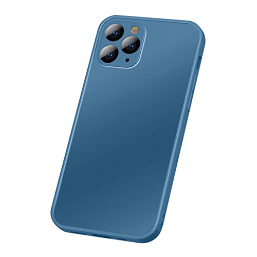 LIGIGWASH Handyschutzhülle Handyhülle Handyschale Magnetische Adsorption Telefonabdeckung Milchglas Telefonhülle Telefon Fall Schutz Fall Hülle Navy von LIGIGWASH