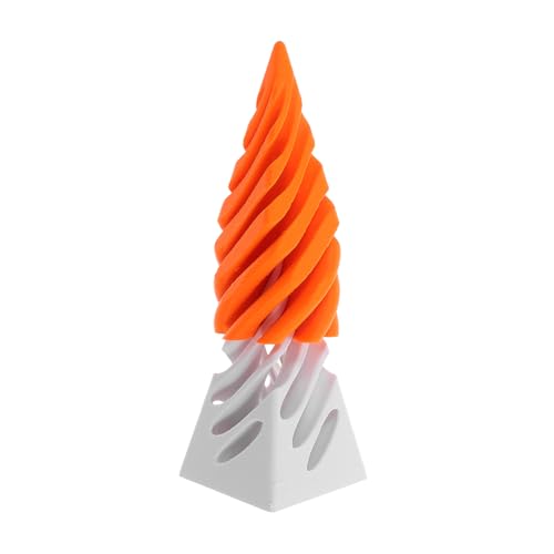 LIGIGWASH Spiralkegeldekoration fidget durch die Pyramide gehen Schreibtisch-Fidgets für Erwachsene unmögliche Pyramide coole Zappelspielzeuge Spiral-Zappelspielzeug Plastik von LIGIGWASH