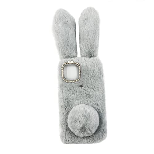 LIGIGWASH Weiche Mobiltelefonhülle Bunny Tail kaninchenohren Stoßfest geschnk Ideen handybeutel gehäuse Plüsch-Telefonabdeckung Telefonschutz schützende Telefonhülle Handyhülle Light Grey LIGIGWASH Weiche Mobiltelefonhülle Bunny Tail kaninchenohren Stoßfest geschnk Ideen handybeutel gehäuse Plüsch-Telefonabdeckung Telefonschutz schützende Telefonhülle Handyhülle Light Grey von LIGIGWASH
