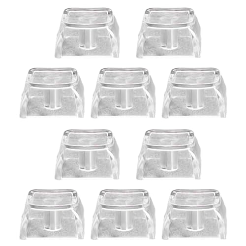 Transparente Tastenkappen für mechanische Tastaturen, PC, 1,7 mm Dicke, 10 Stück Transparente Tastenkappen für mechanische Tastaturen, PC, 1,7 mm Dicke, 10 Stück von LIGSLN