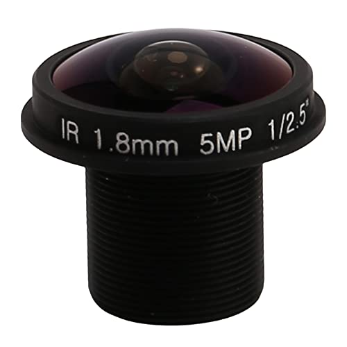 LIGUSTRUM HD Fisheye CCTV-Objektiv 5MP 1,8 mm M12 * 0,5 Halterung 1/2,5 F2.0 180 Grad Fuer Videoueberwachung Kamera CCTV-Objektive von LIGUSTRUM