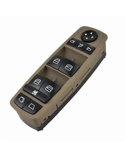 Elektrischer Fensterheberschalter Für Benz GL R Klasse GL320 GL450 R280 R300 R320 R350 R500 R550 R63 2518300390 Auto Elektrische Fenster Master Control Schalter(Brown) von LIJHGFFA