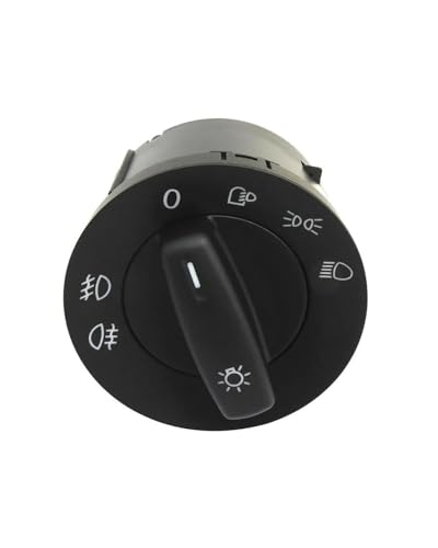Elektrischer Fensterheberschalter Für Caddy III Leder-kasten Kombi Eos Golf Jetta Passat Kaninchen Auto Scheinwerfer Control Schalter Nebel Lampe Schalter 1K0941431BN von LIJHGFFA