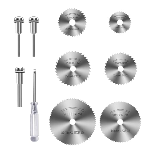 6 Stück Kreissägeblatt für Dremel Zubehoer,Holz Kreissäge Trennscheibe Akkuschrauber Set,Multifunktionswerkzeug Kreissägeblätter,Mini Hochgeschwindigkeitsstahl Cutting Sägeblatt Sägeaufsatz,für Wood 6 Stück Kreissägeblatt für Dremel Zubehoer,Holz Kreissäge Trennscheibe Akkuschrauber Set,Multifunktionswerkzeug Kreissägeblätter,Mini Hochgeschwindigkeitsstahl Cutting Sägeblatt Sägeaufsatz,für Wood von LILIKAI