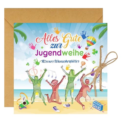Jugendweihe Karte,Geldgeschenk Konfirmation,Alles Gute zur Jugendweihe Geschenke Mädchen Junge WunscherfüLler Geldgeschenke Verpackung Geld Geschenk Geldkarte Karten für Abschlussfeier Geschenkideen Jugendweihe Karte,Geldgeschenk Konfirmation,Alles Gute zur Jugendweihe Geschenke Mädchen Junge WunscherfüLler Geldgeschenke Verpackung Geld Geschenk Geldkarte Karten für Abschlussfeier Geschenkideen von LILIKAI