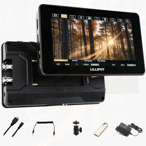 LILLIPUT 5.5'' 2000 nits Ultra Brightness On-caméra Field Monitor,with 1920x1080 FHD IPS Touchscreen Field Monitor, DSLR Kamera Monitor 4K HDMI2.0 & 3G-SDI 3D-LUT HDR HT5S LILLIPUT 5.5'' 2000 nits Ultra Brightness On-caméra Field Monitor,with 1920x1080 FHD IPS Touchscreen Field Monitor, DSLR Kamera Monitor 4K HDMI2.0 & 3G-SDI 3D-LUT HDR HT5S von LILLIPUT