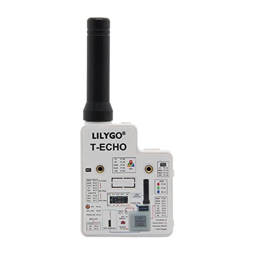 LILYGO T-Echo LoRa SX1262 Funkmodul 868MHz TTGO Meshtastic Development Board NRF52840 GPS RTC NFC BME280 für Arduino von LILYGO
